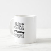 Fractionné Ma Motivation Drôle Mug (Devant gauche)