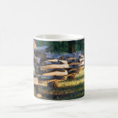 Fractionner le rail clôture café Mug (Centre)