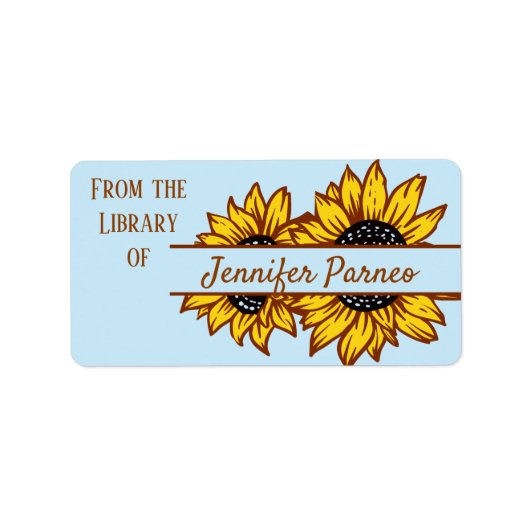 Fractionner les tournesols sur le Étiquette de pla (Devant)