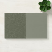 Fractionner Moss Green Textured Sticky Post-It Not (Bureau)
