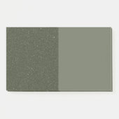 Fractionner Moss Green Textured Sticky Post-It Not (Devant)