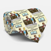 Fractions Necktie Stropdas (Opgerold)