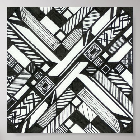 Fracture Art Print (Voorkant)