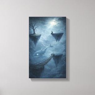 Fracture de rêve – Art de toile océanique surréali