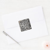 Fractured Florals Vierkante Sticker (Envelop)