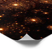 Fractured Nebula Cosmic Web Glow Poster (Hoek)