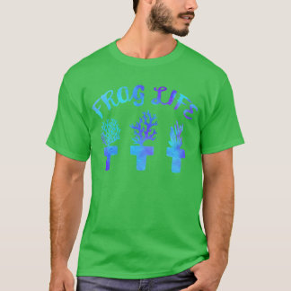 Frag Life Coral Reef Saltwater Funny Aquarium Aqua T-shirt