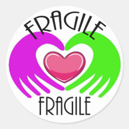 FRAGIEËN RONDE STICKER