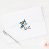 FRAGIEËN VIERKANTE STICKER (Envelop)