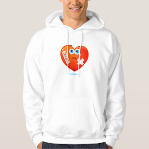 Fragiel hart hoodie