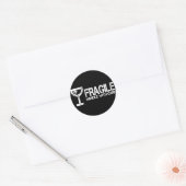 Fragiel Ronde Sticker (Envelop)