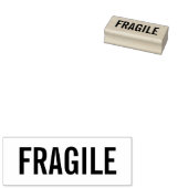 Fragiel Rubberstempel (Gestempeld)