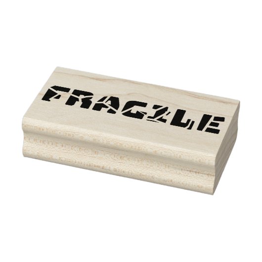 Fragiel Rubberstempel (Stempel)