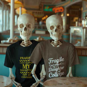  fragiel T-shirt: Dochter gedropt bij Colle T-shirt