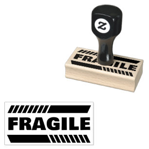 Fragiele aangepaste rubberen stempel