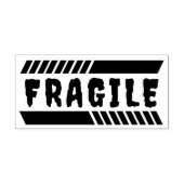 Fragiele aangepaste rubberen stempel (Afrduk)