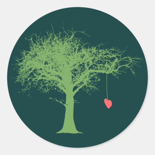 Fragiele hart Sticker (Voorkant)