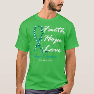 Fragiele X-syndroom Bewustzijn Geloof Hoop Liefde  T-shirt