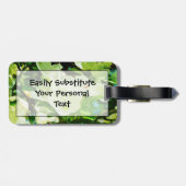 Fragift Spring Apple Abstracte bloesems Bagagelabel (Achterkant horizontaal)