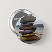 "Fragile Balance" Ronde Button 5,7 Cm (Voorkant /achterkant)