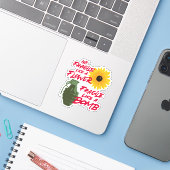 Fragile comme une bombe Sticker | Décalage d'ordin (Ordinateur portable avec iPhone)