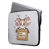 Fragile: Contains Love Laptop Sleeve (Voorkant Links)
