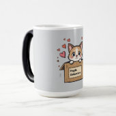 Fragile: Contains Love Magische Mok (Voorkant links)