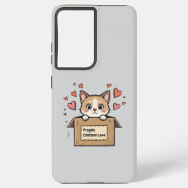 Fragile: Contains Love Samsung Galaxy Hoesje