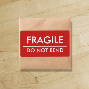 Fragile / Geen rode, vette kogels buigen Etiket
