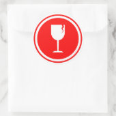 Fragile Glass Stickers for Shipping (Tas)