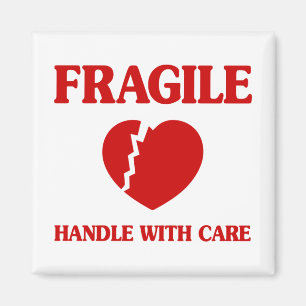 Fragile hartbehandeling met zorg magneet