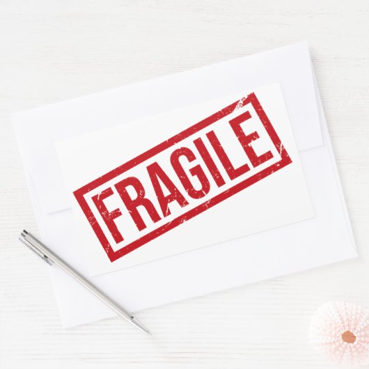 FRAGILE Shipping Labels | Handle With Care Sticker (Enveloppe)