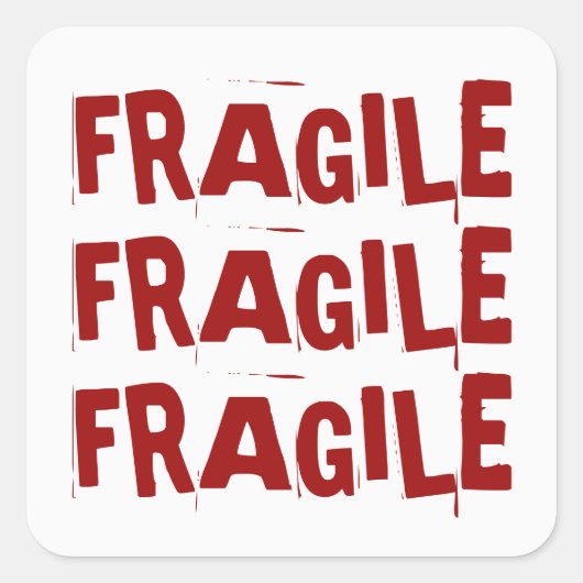 Fragile Sticker (Voorkant)