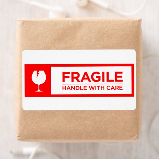 Fragile Stickers Handle with Care (En situation)