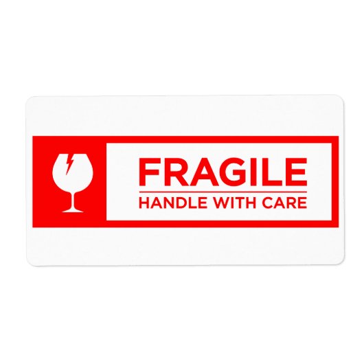 Fragile Stickers Handle with Care (Voorkant)