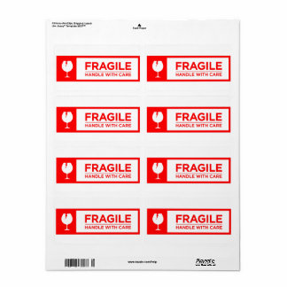 Fragile Stickers Handle with Care