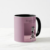 Fragile Zebra : Manipuler avec soin Mug (Devant droit)