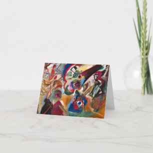 Fragment 2 voor Compositie VII door Kandinsky Bedankkaart