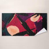 fragment de peinture moderne acrylique Abstrait. C (Serviette de bain)