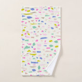 Fragment Joueur Lumineux Terrazzo Motif (Serviette à main)