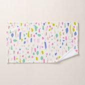 Fragment Joueur Lumineux Terrazzo Motif (Serviette à main)
