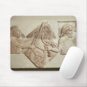 Fragment van een afbeelding van een mediaan bijriv muismat (Met muis)