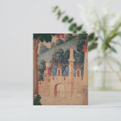 Fragment van een middeleeuws tapijt briefkaart (Staand voorkant)