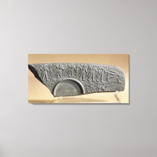 Fragment van het jagers palet canvas afdruk (Voorkant)