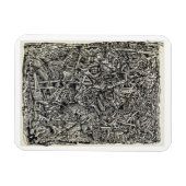 Fragmenté, dessin à encre Flexible Photo Magnet (Horizontal)