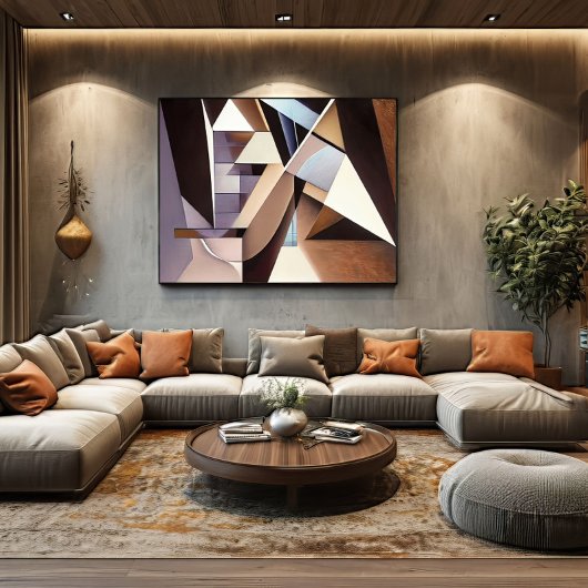 Fragmented Architecture Canvas Afdruk