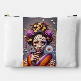 Fragmented Beauty - Puzzel Gezicht Cosmetische Zak Etui