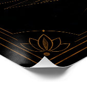 Fragmented Egyptian Temple Labyrinth Poster (Coin)