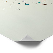 Fragmented Identity Poster Abstracte muurkunst (Hoek)