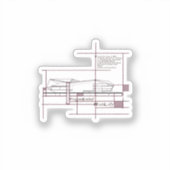 Fragmented Reality – Architectural Expression Sticker (Voorkant)